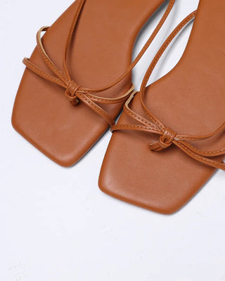 Square strap sandals