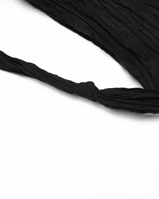 Pleated Shirring Crossbody Bag