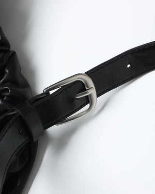 Shirring shoulder bag
