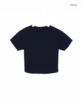 Cropped soft t-shirt