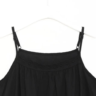 Lace strap long dress