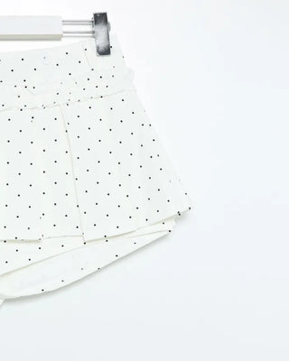 Polka Dot Frill Mini Skirt Pants