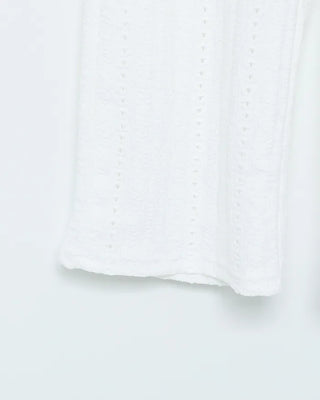 Waist String Sheer Lace Easy Pants