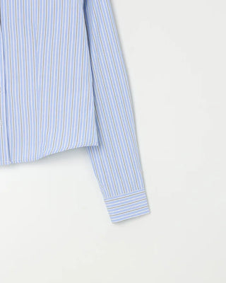 Striped Crop Long Sleeve Shirt