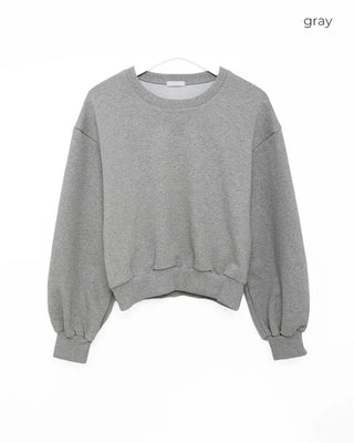 Simple cropped sweatshirt