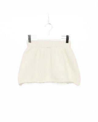 Knit zip-up and knit mini skirt set