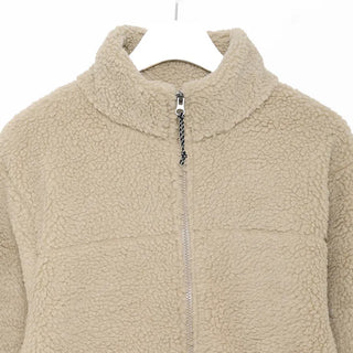 Unisex 2-way boa zip-up jacket