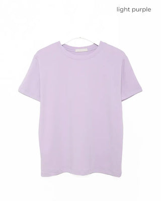 Round neck half-sleeve T-shirt