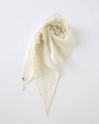 [8th Re-release] (ORIGINAL) Lined Cotton Scarf (cream)