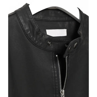 Crack Biker Eco Leather Jacket