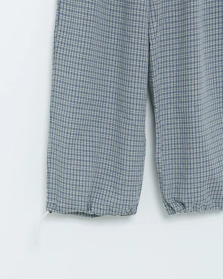 2-way hem check easy pants