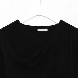 Shirred knit blouse
