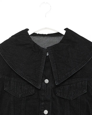 Big Collar Denim Jacket