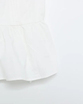 Cotton ribbon strap camisole