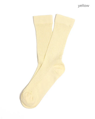 See-through ribbed socks