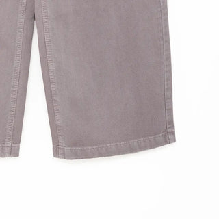 Pleated wide chino pants