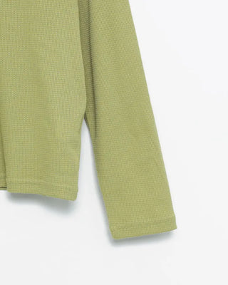 Waffle Crop Long Sleeve