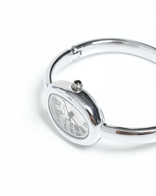Oval Face Slim Hand Watch