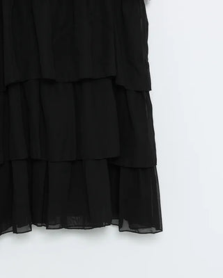 Can-can frill mini dress