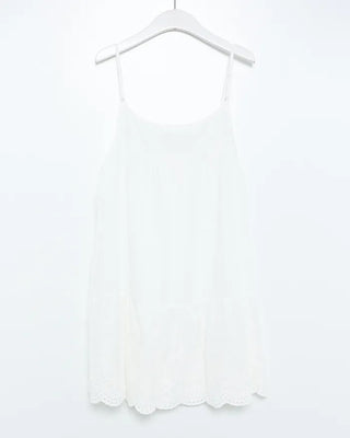 Punching Lace Ribbon Camisole Tunic