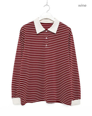 Manny Color Border Long T-Shirt