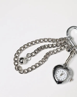 Watch Heart Keyring