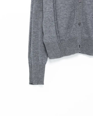 Round basic cardigan