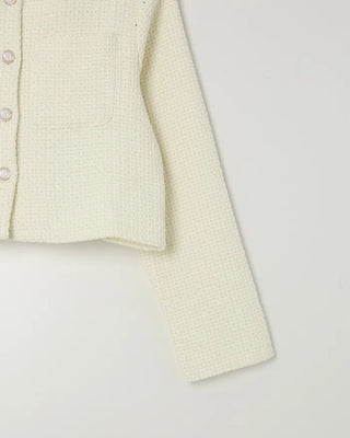 Flap pocket tweed jacket