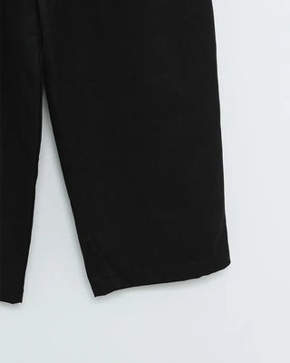 Pocket Cross Point Wide Pants