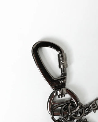 Carabiner buckle key ring