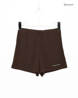 Charm Point Ribbed Shorts