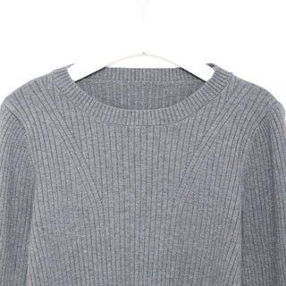 Slim cuff detail knit