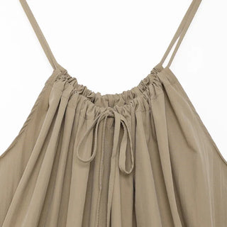 String Wide Jumpsuit