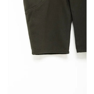 Seam-detailed khaki pants