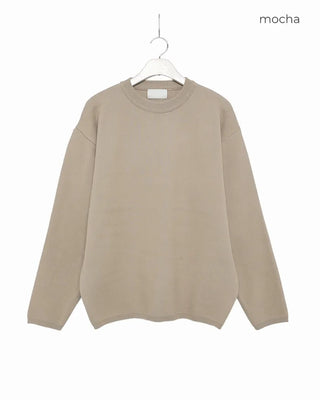 Round neck daily knit