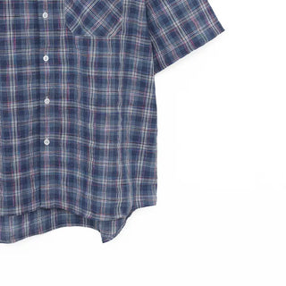 Checked half shirt