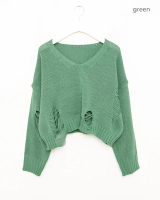 Vintage Cropped Knit