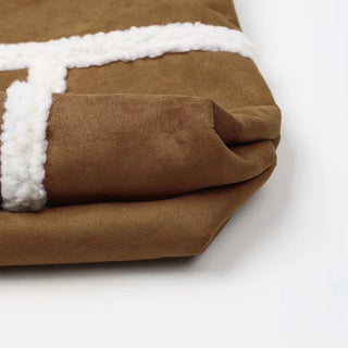 Sheepskin tote bag