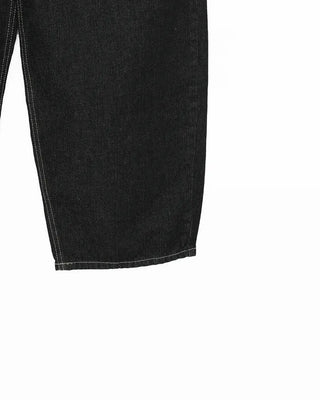 Wide-leg denim pants