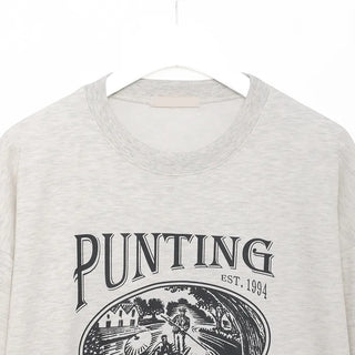 PUNTING print sweatshirt