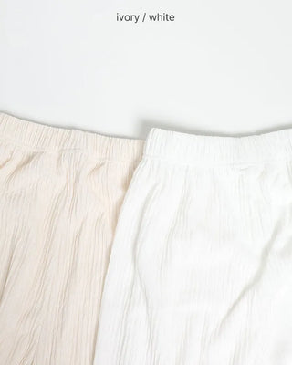 Frill Shirred Bustier Pants Set