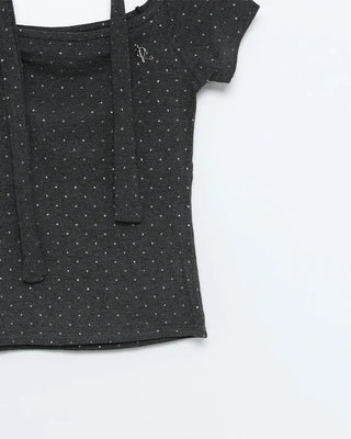 Tie Set Cubic Point T-Shirt