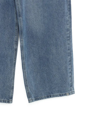(UNISEX) Wide Denim Pants