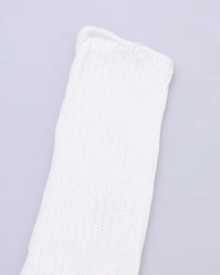Loose long ribbed socks