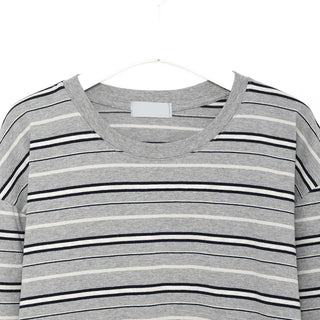 Striped Boxy Long-Sleeve T-Shirt