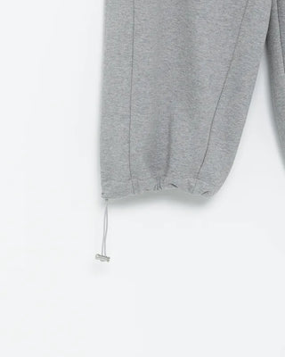 Belt loop waist sweat jogger pants