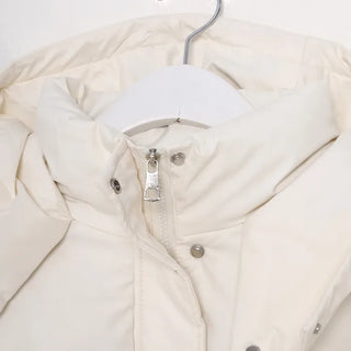 Ribbon-point half-padded jumper