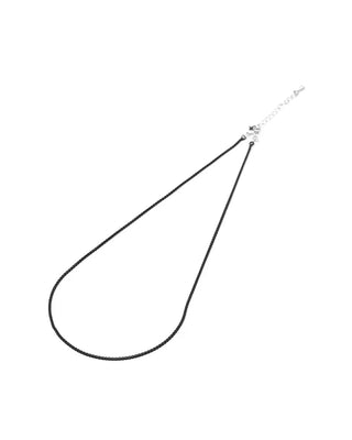 Simple black necklace