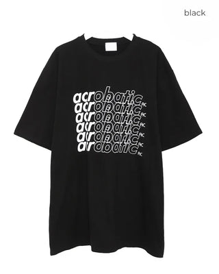 (Unisex) acr Lettering T-shirt