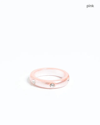 Cubic Point Gloss Ring